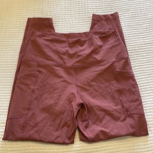 90 degree by Reflex mauve leggings with pockets